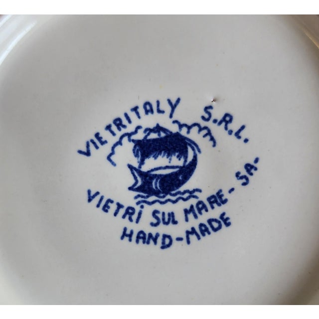 Late 20th Century Solimene Vietri 'Decoro Campagna' Hand Painted Italian Coffee Set- 3 Pieces For Sale - Image 12 of 12