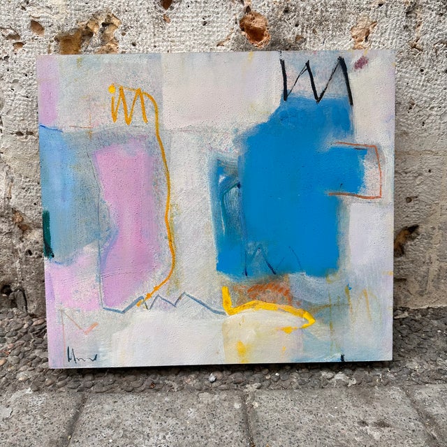 Lorenzo Colomo, Abstract Composition, 2000s, Acrylic Painting on Panel For Sale - Image 3 of 17
