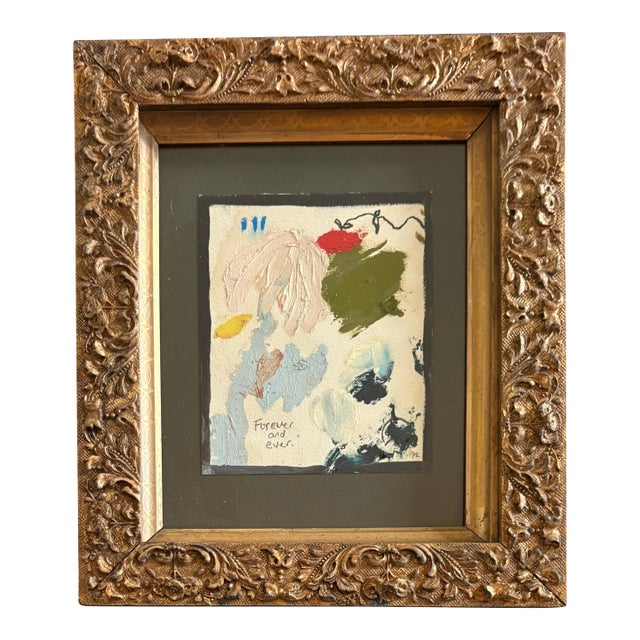 2025 Ak Hardeman “Forever and Ever” Painting in Vintage Frame For Sale