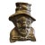 Vintage Brass Clown Bookend, Door Stopper For Sale