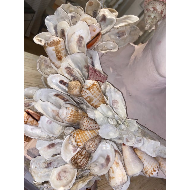 Shell Encrusted Bust by May River Neptune - Custom Painted in Farrow ...