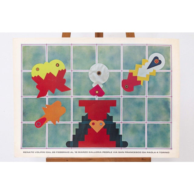 1970s Vintage Renato Volpini Poster, 1972 For Sale - Image 5 of 6