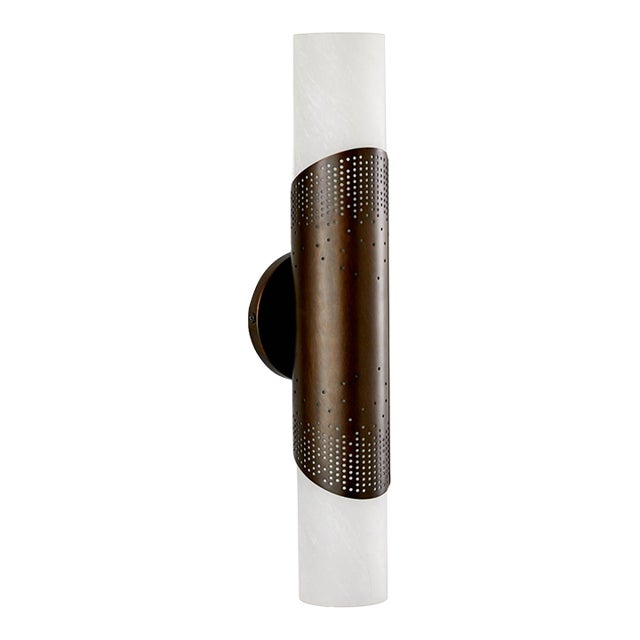 Arteriors Exelsior Sconce English Bronze/Brass For Sale