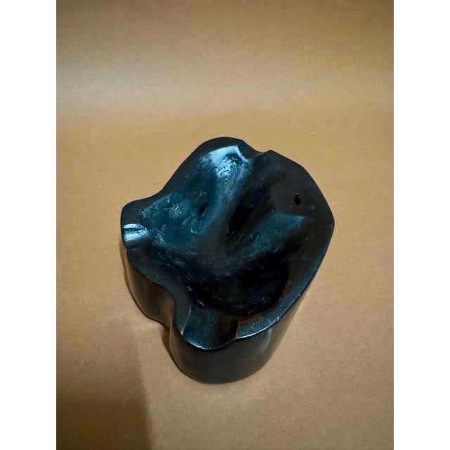 Vintage French Wooden Ashtray, 1950s, in Very Good conditions. Designed 1950 to 1959