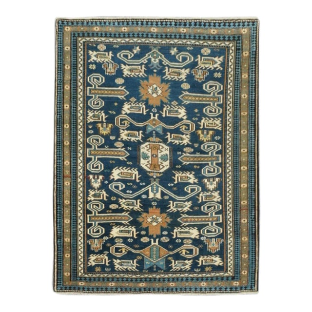 Antique Shirvan Perpedil Rug 3'2'' x 4' For Sale
