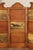 Brown Vintage Three-Panel Decoupage Folding Screen For Sale - Image 8 of 12