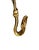 Modern Judith Leiber Gold Double Snake Chain Pendant Necklace For Sale - Image 3 of 8