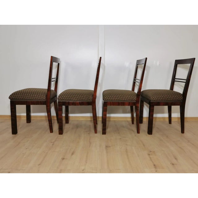 Art Deco Dining Chairs, Set of 4 For Sale - Image 6 of 18