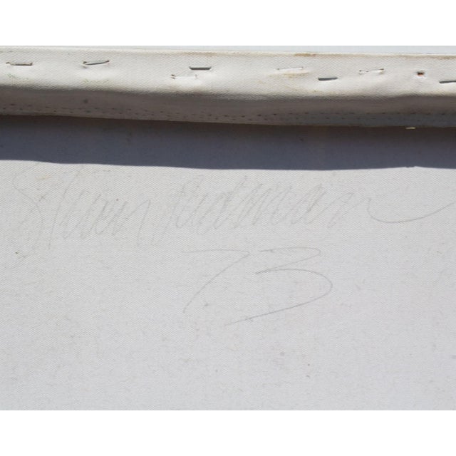 Acrylic on Canvas Airbrush Painting Signed by Artist Steve Redman For Sale - Image 10 of 10