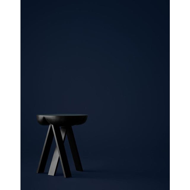Wood No. 2 Side Table in Wood by Plueersmitt, Denmark, 2014 For Sale - Image 7 of 11