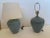 Mid-Century Modern Mid-Century Modern Grey Blue Pottery Table Lamps -A Pair For Sale - Image 3 of 9
