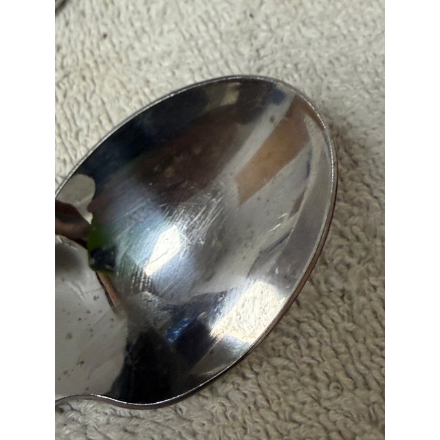 Silver 1960s Stanley Roberts Zebra 76 PCS 12 Place Settings Stainless Steel Korea Postmoden For Sale - Image 8 of 10