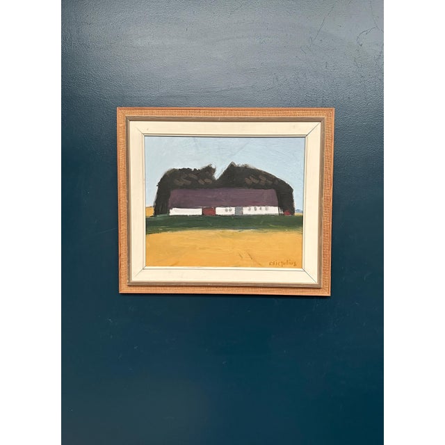 Eric Julius, Farmhouse, 1950s, Oil on Canvas, Framed For Sale - Image 14 of 14