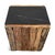 Rustic Wood & Slate Side End Table For Sale In Los Angeles - Image 6 of 9