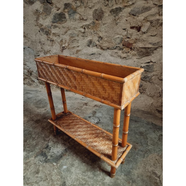 Vintage Bamboo Bottle Rack, France, 1970s For Sale - Image 4 of 13