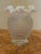 Vintage Fenton Art Glass 6" Tall Opalescent Hobnail Vase Ruffled Top Circa 1960's For Sale - Image 10 of 12
