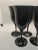 Tivoli Black by Carico Stemmed Wine Glasses (a set of 4) are a Black/smokey Grey when you look thru them.