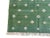 Mid-Century Modern Handmade Cotton Diamond Rug, Green And White 8'x10' For Sale - Image 3 of 6