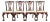 Drexel Heritage Chippendale Carved Mahogany Dining Chairs, Set of Four For Sale