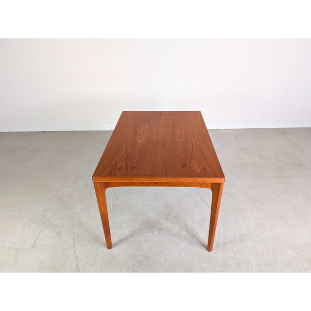 Vintage Extendable Dining Table in Teak by Henning Kjærnulf For Sale - Image 4 of 11