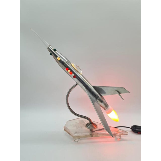 Vintage Table Lamp in Aluminium, 1960s For Sale - Image 11 of 17