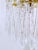 Metal 1960s Italian Brass Upside Down Layered Chandelier For Sale - Image 7 of 8