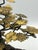 Mid-Century Brutalist Gilt Bronze Bonsai Tree Sculpture on Burl Wood Basee For Sale - Image 14 of 18