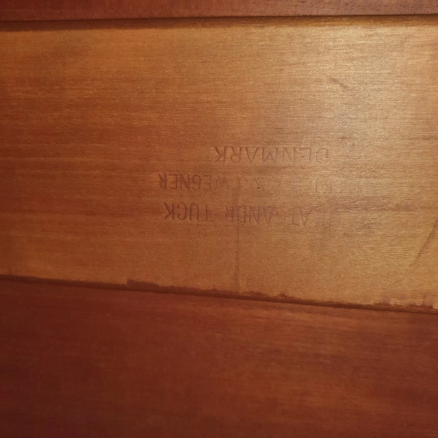 Brown Hans Wegner for Andreas Tuck Teak and Oak Coffee Table For Sale - Image 8 of 9