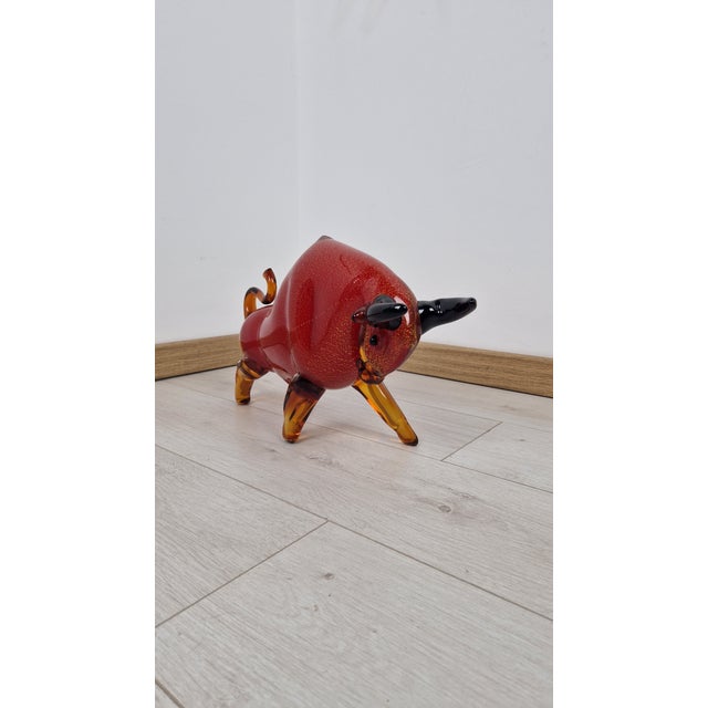1980s Elio Schiavon, Bull Model, 1980s, Murano Glass For Sale - Image 5 of 18