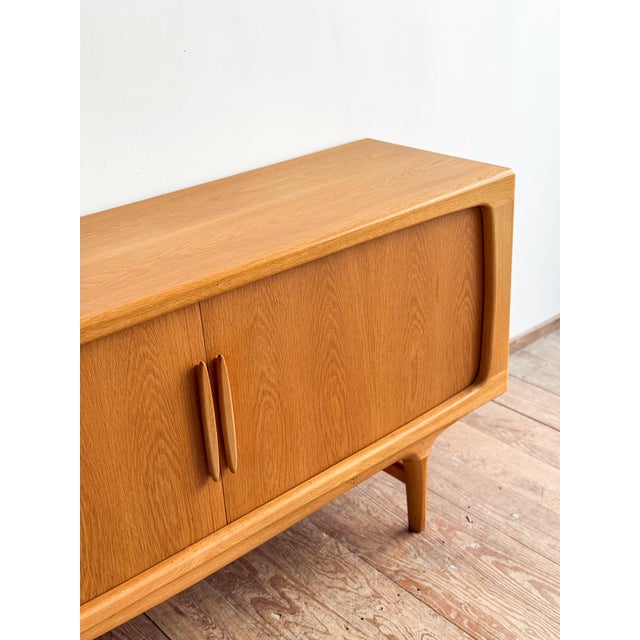 Wood Model 240 Sideboard in Oak Wood by Johannes Andersen for Silkeborg Møbelfabrik, Denmark, 1960s For Sale - Image 7 of 16