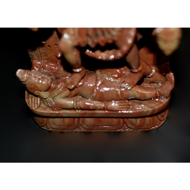 Stone Indian Goddess Kali Finely Carved For Sale - Image 15 of 18