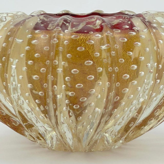 Murano Glass Bowl from Barovier & Toso, Italy, 1980s For Sale - Image 10 of 11