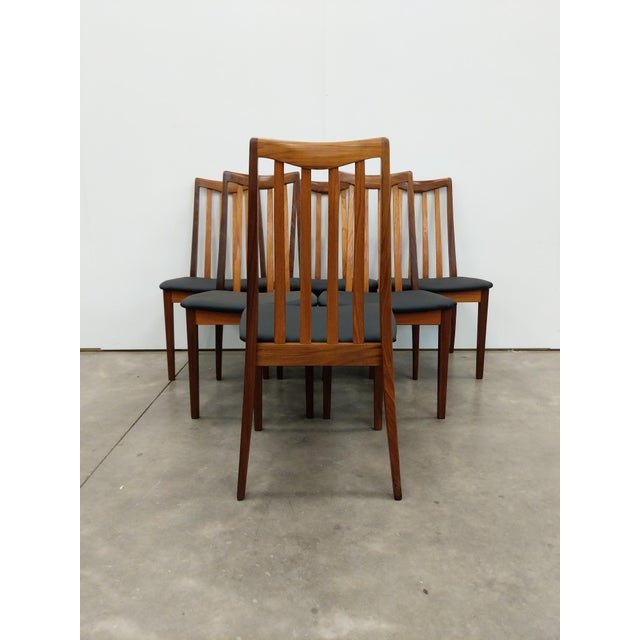 1960s Set of 6 Vintage Mid Century Modern Teak Dining Chairs by G Plan For Sale - Image 5 of 10