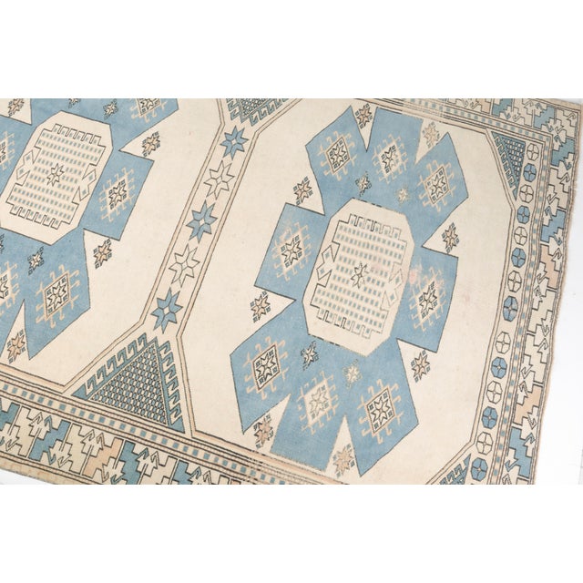 Tan 1950s Oushak Wool Oversize Carpet For Sale - Image 8 of 10