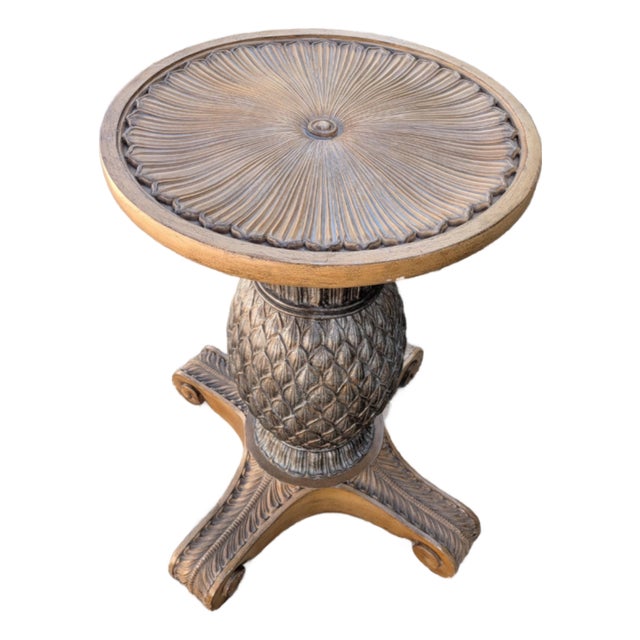 Mid-Century Attributed Thomasville Pineapple Table Base For Sale
