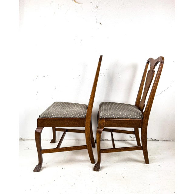 Traditional Vintage Dining Chairs, Set of Four For Sale - Image 3 of 18