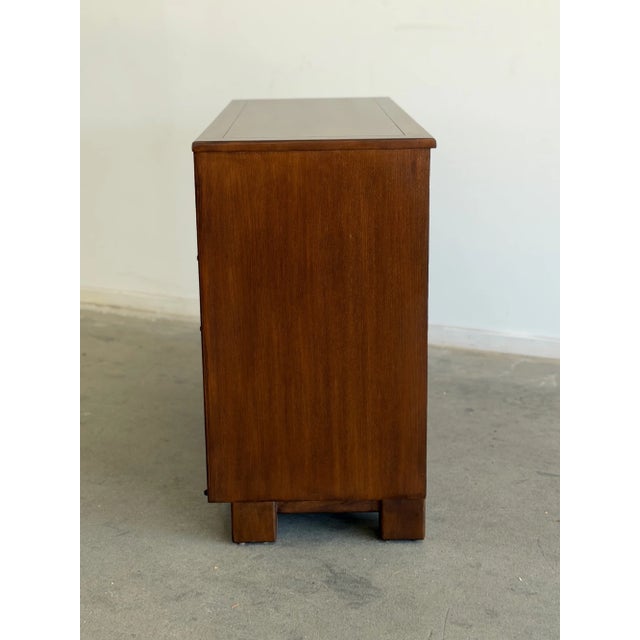 Mid-Century Walnut 6-Drawer Dresser For Sale - Image 9 of 11