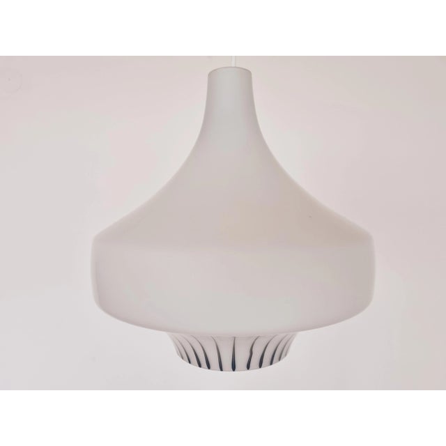 Mid-Century Milk Glass Pendant, 1962 For Sale - Image 4 of 12