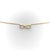 2000 - 2009 18k Gold and Diamond Infinity Necklace For Sale - Image 5 of 8