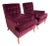 Pair of t.h. Robsjohn Gibbings Lounge Chairs Redone in Mohair. For Sale