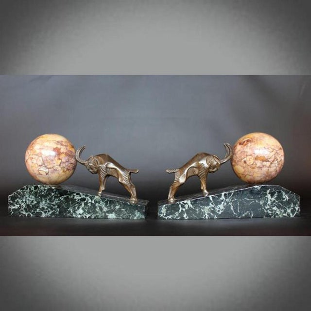 Art Deco Bookends, 1920s, Set of 2 For Sale - Image 4 of 6