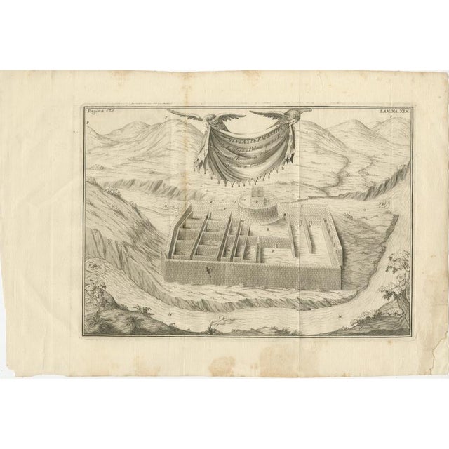 Jorge Juan y Santacilia and Antonio de Ulloa, Inca Palace in Peru, 1748, Print For Sale - Image 3 of 10