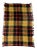 Vintage Scottish Wool Plaid Throw Blanket For Sale