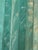 1980s Karl Springer Purcell Brass + Aqua Glass Wall Sconce For Sale - Image 10 of 12