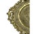 Late 20th Century Vintage Ornate Brass Footed Gallery Tray Rococo Floral Scrollwork 11.5" For Sale - Image 5 of 9