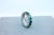 Diamond Emerald Sapphire Tsavorite Flexible Unique Eternity Band White Gold Ring, Size 5 For Sale - Image 9 of 18