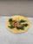 Rare Large 19th century Majolica Melon plate. Diameter / 9 inches.