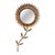 Mid-Century Modern Hand-Crafted Copper and Wood Sunburst Mirror, 1950s For Sale - Image 10 of 10
