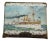 Antique Victorian Nautical Maritime Uss Maine Ship Photo Album Music Box 13" For Sale