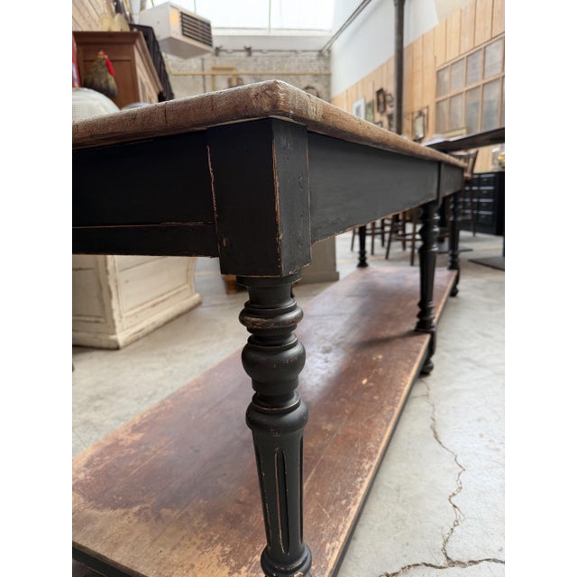 Early 20th Century Cloth Merchant's Table For Sale - Image 11 of 17